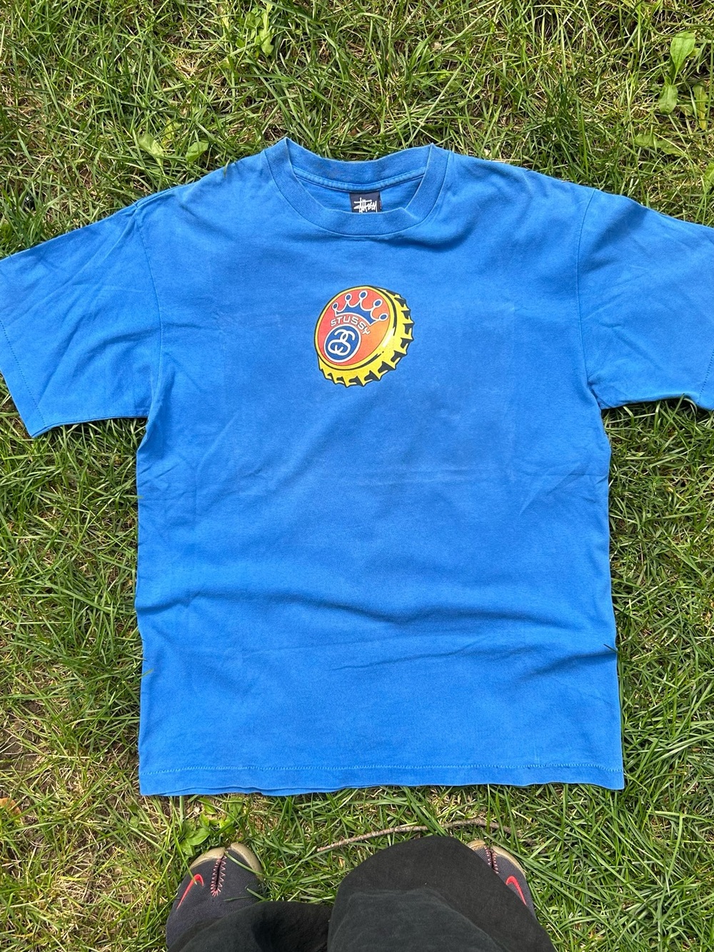 Vintage 90s Stussy Bottlecap skate tee shirt